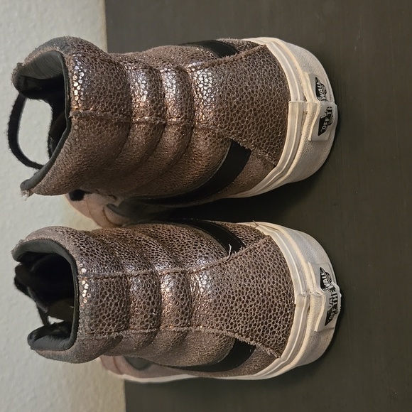 Vans Off The Wall Metallic Unisex Men’s 6 Women’s 7.5 Hi Top Athletic Shoes - Picture 3 of 8